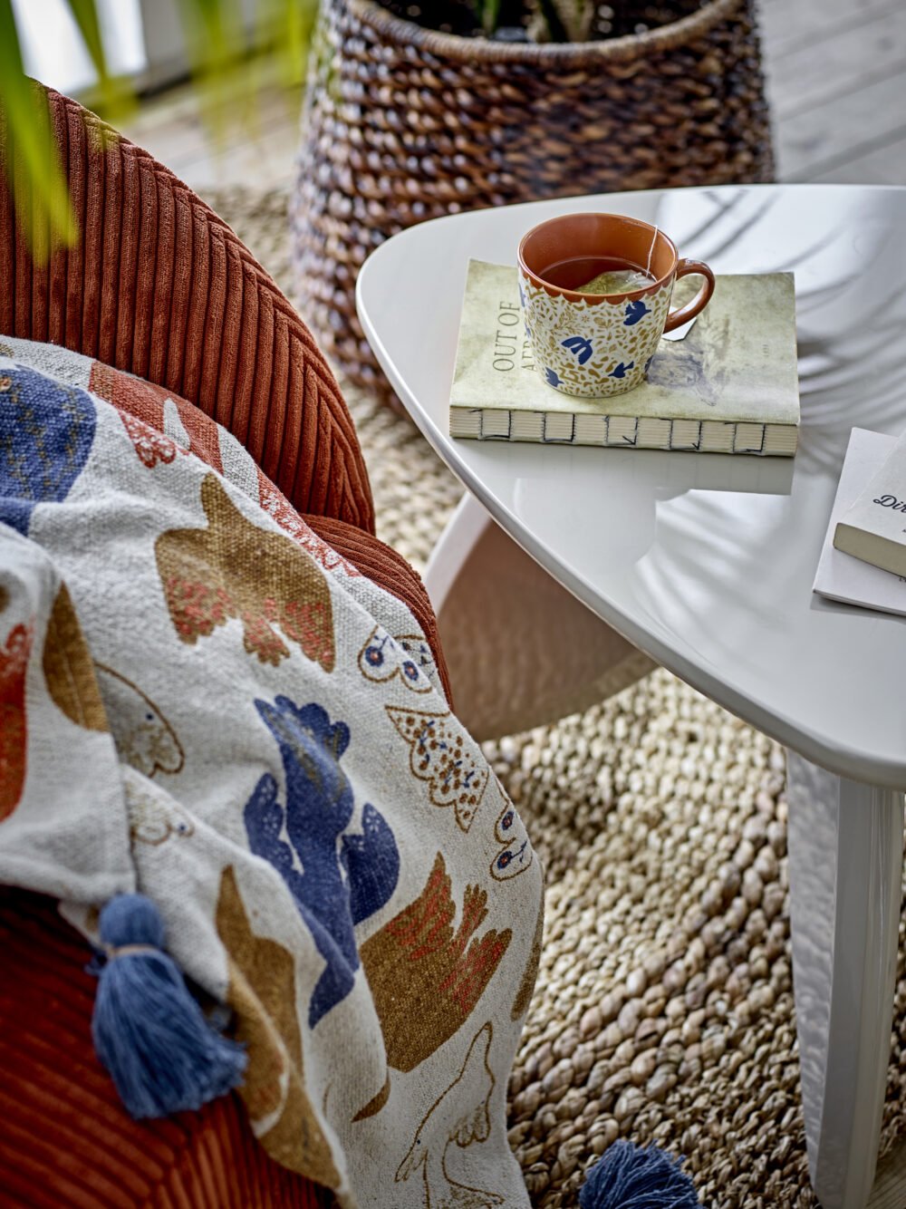 Anniversary Throw, Brown, Recycled Cotton - Image 4