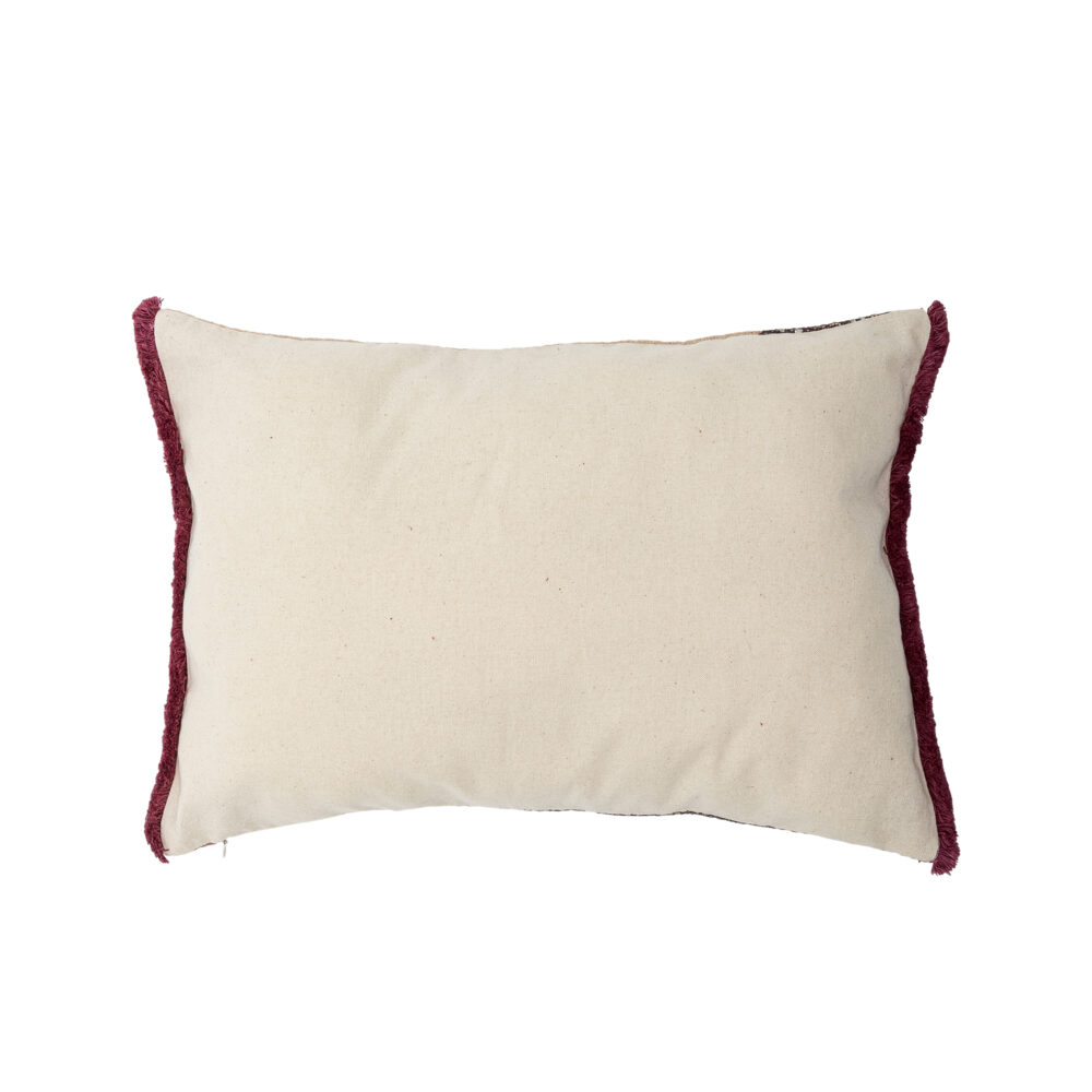 Bri Cushion, Brown, Cotton - Image 3
