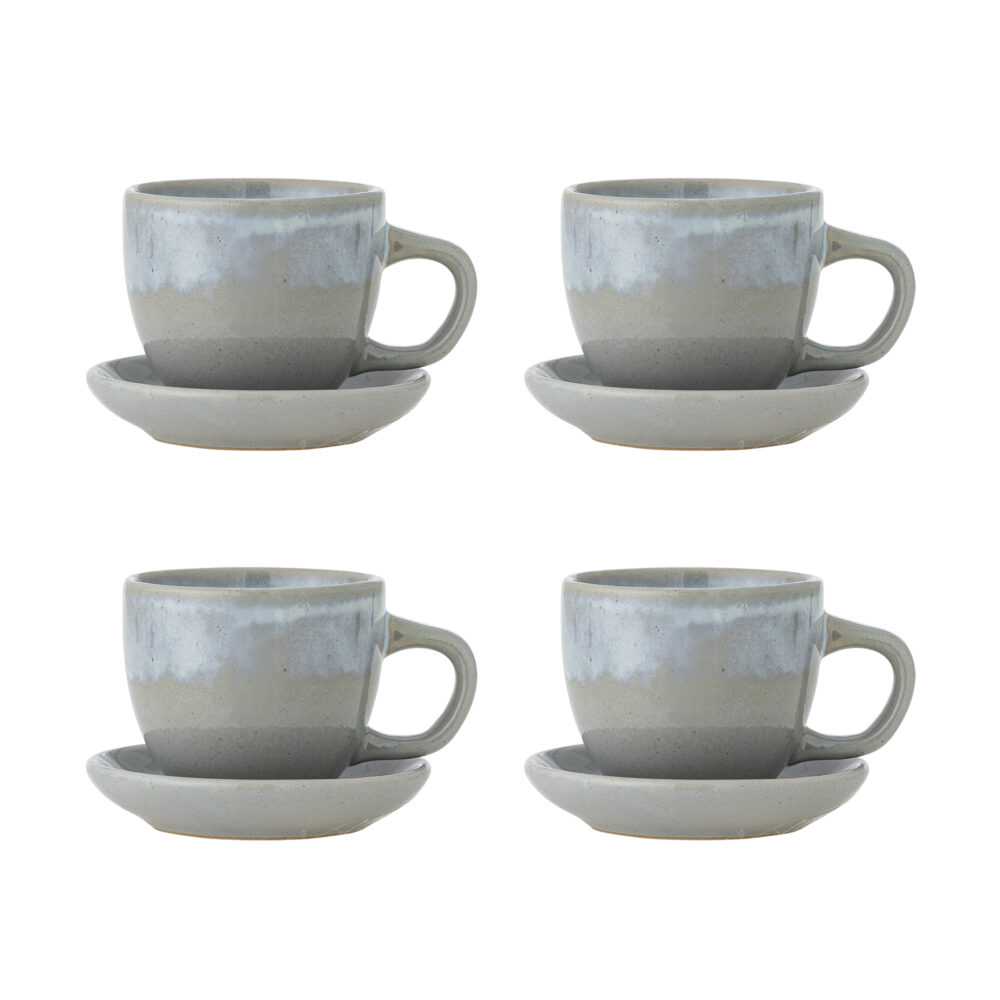 Brenta Cup w/Saucer, Blue, Stoneware
