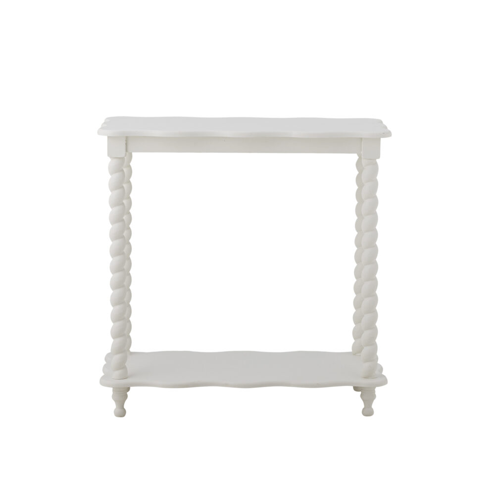 Bia Console Table, White, MDF