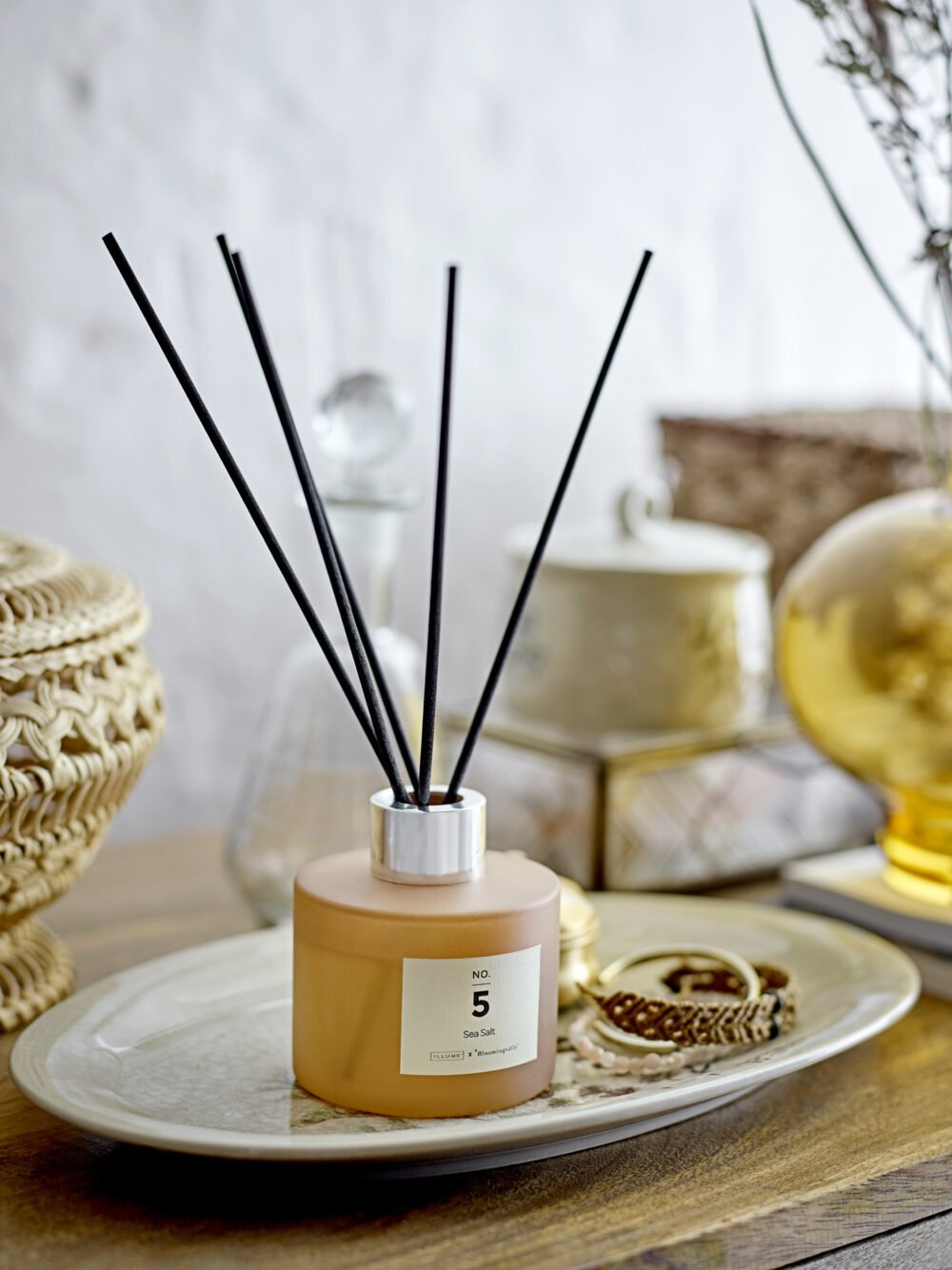 NO.5-Sea Salt Scent Diffuser,Brown, Scent Liquid - Image 2