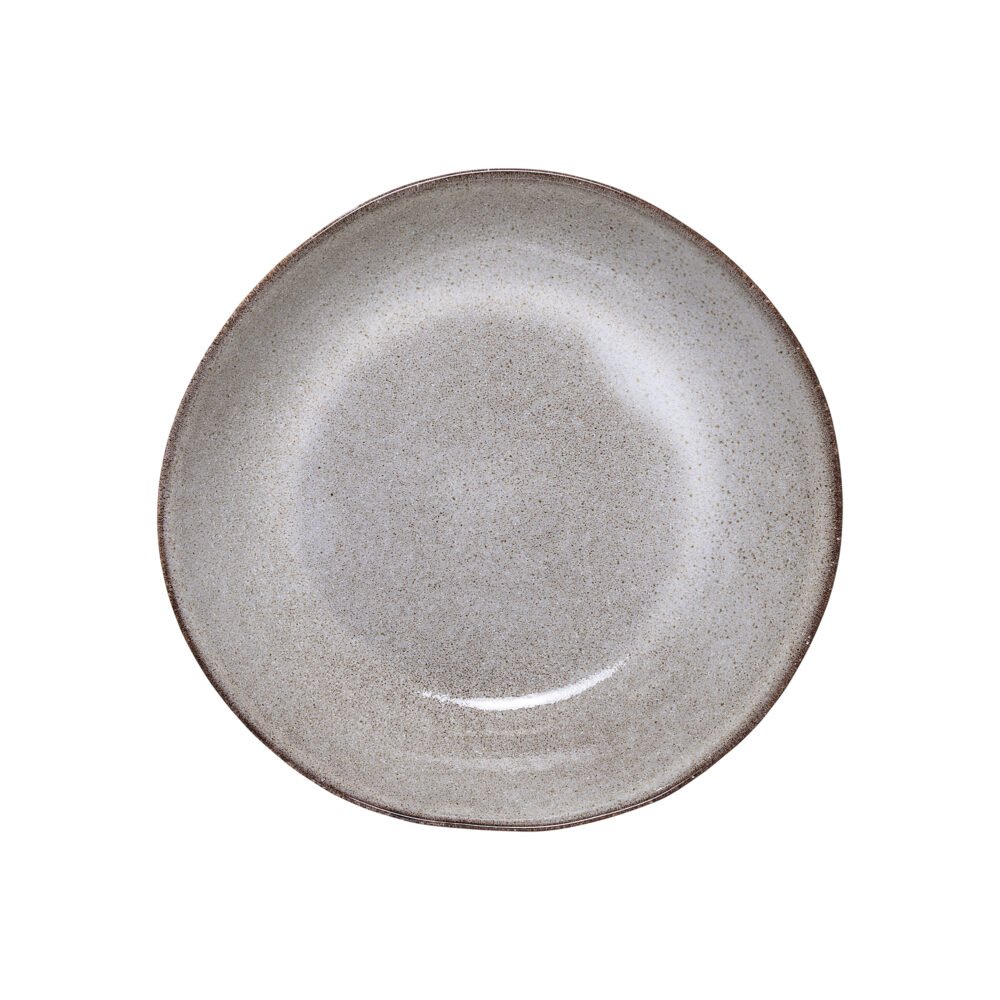 Sandrine Plate Deep, Nature, Stoneware - Image 3