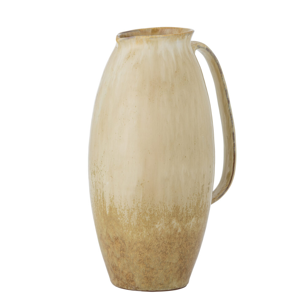 Saskia Jug, Yellow, Stoneware - Image 3