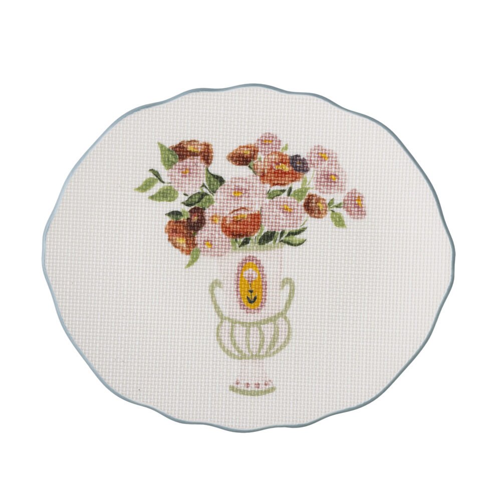 Dorothy Plate, Blue, Stoneware - Image 4