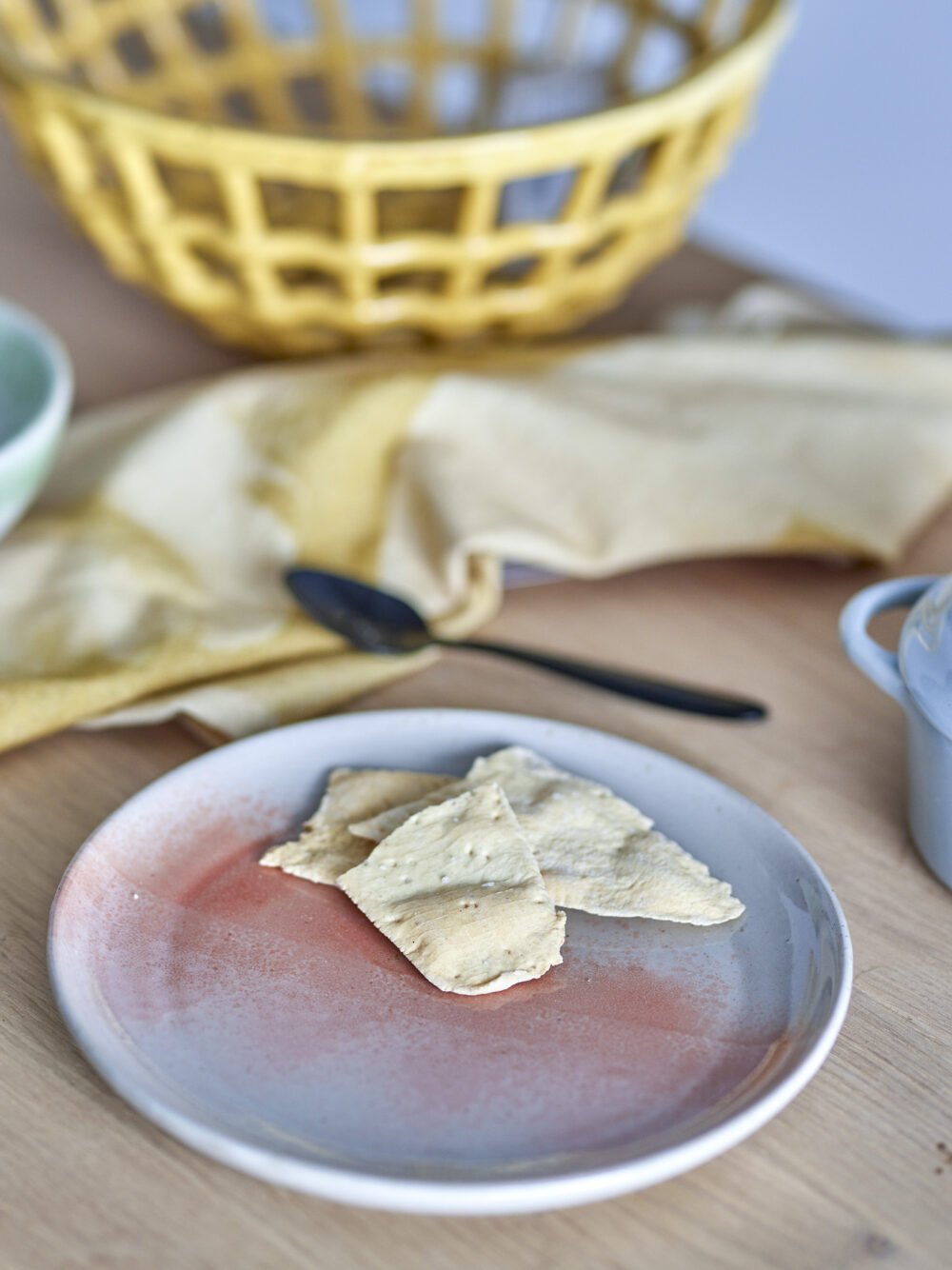 Paula Plate, Orange, Stoneware - Image 5