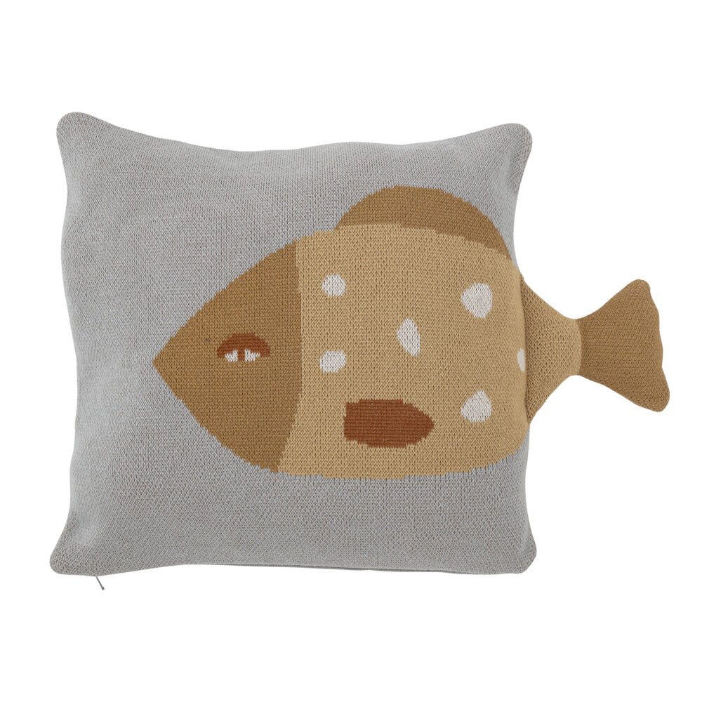 Larle Cushion, Blue, Cotton OEKO-TEX®