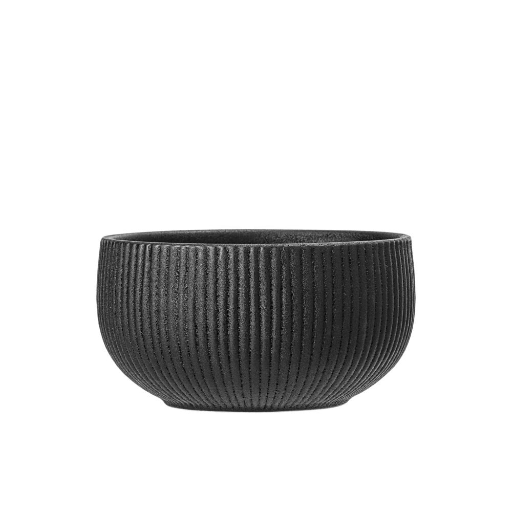 Neri Bowl, Black, Stoneware