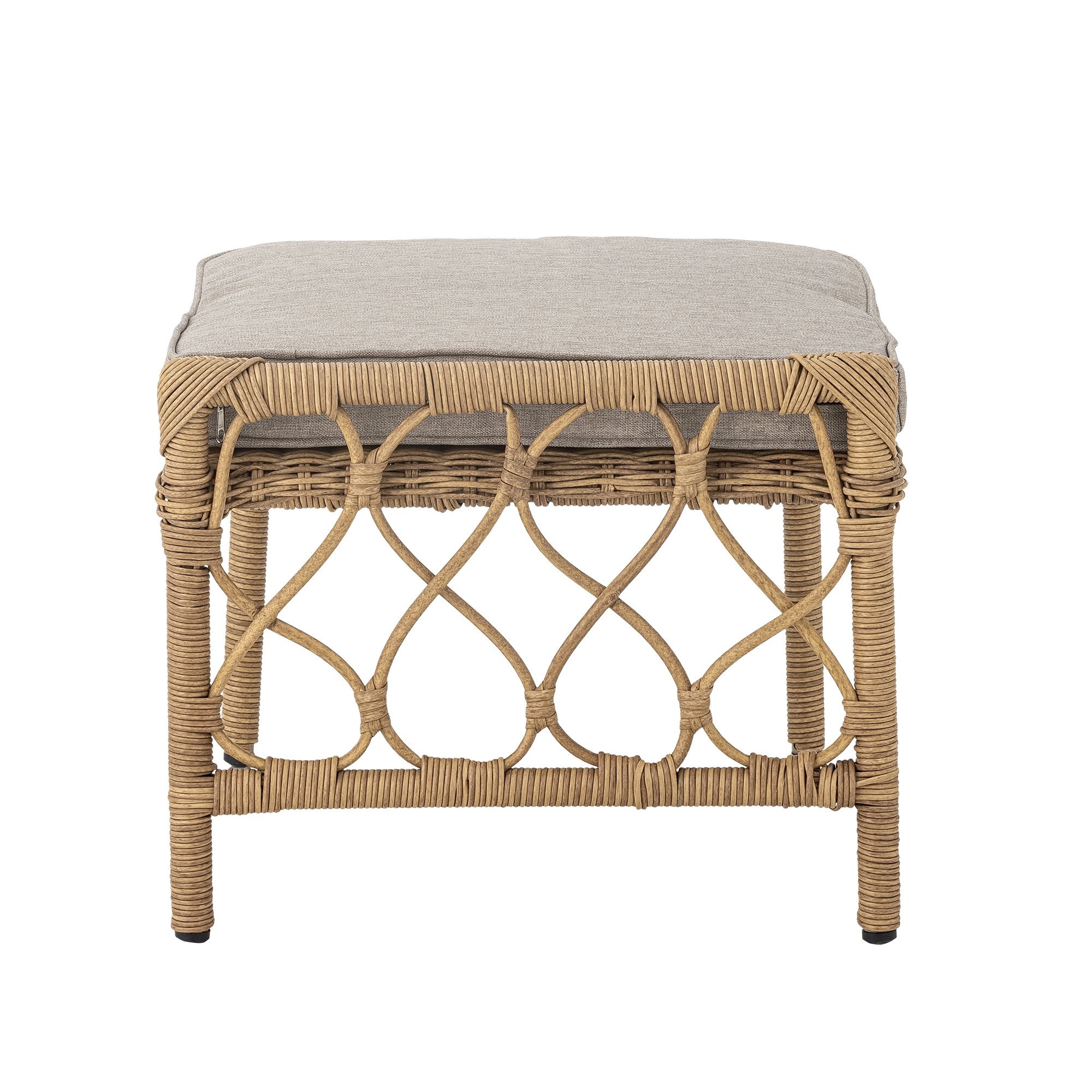 Belluce Lounge Chair w/Stool, Nature, Polyrattan - Image 3