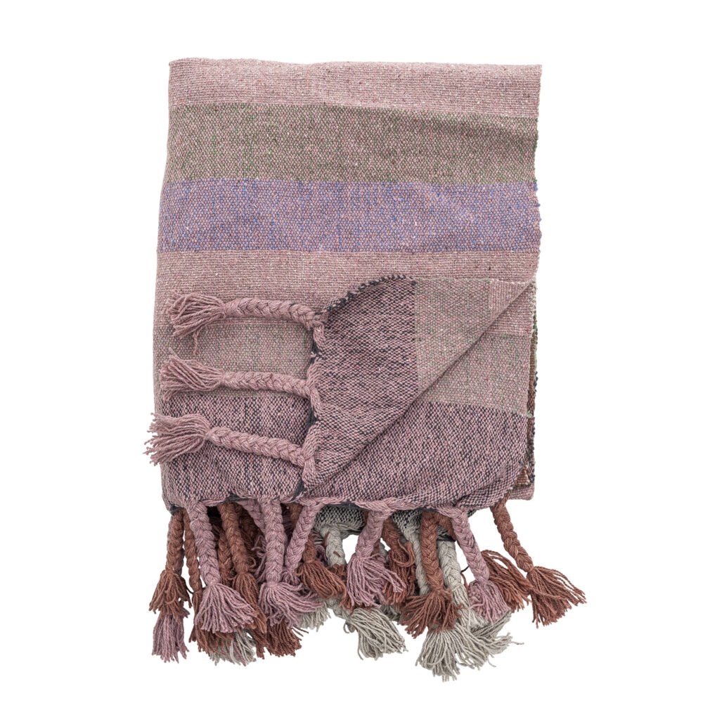Desire Throw, Rose, Recycled Cotton