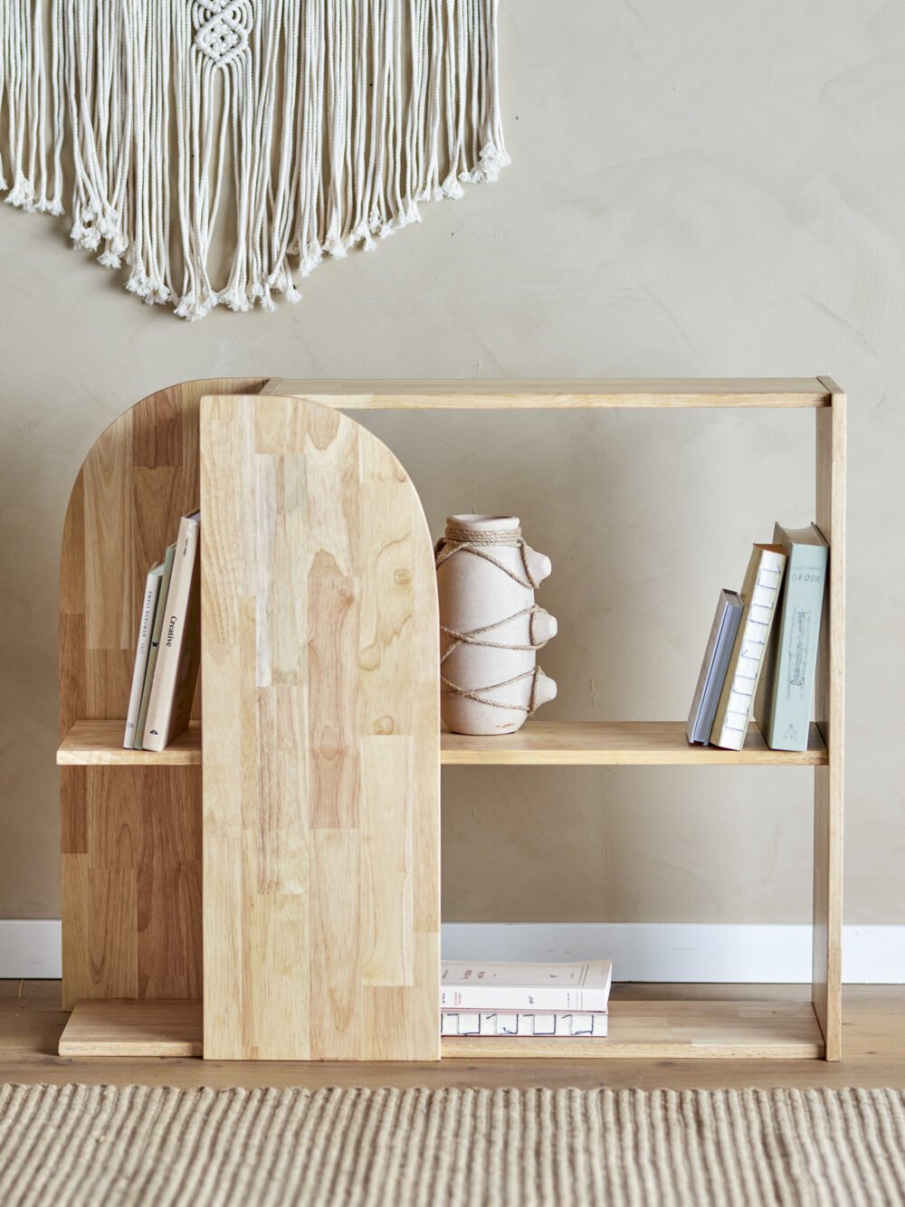 Alec Bookcase, Nature, Rubberwood - Image 5