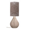 Leni Table lamp, Brown, Glass
