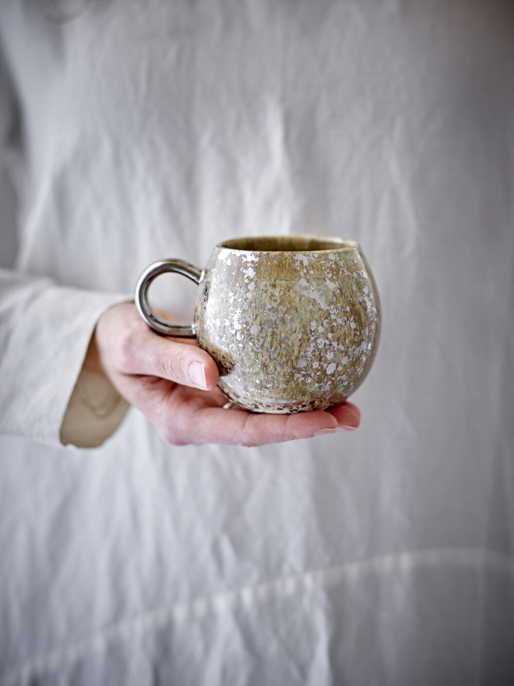 Paula Cup, Yellow, Stoneware - Image 3