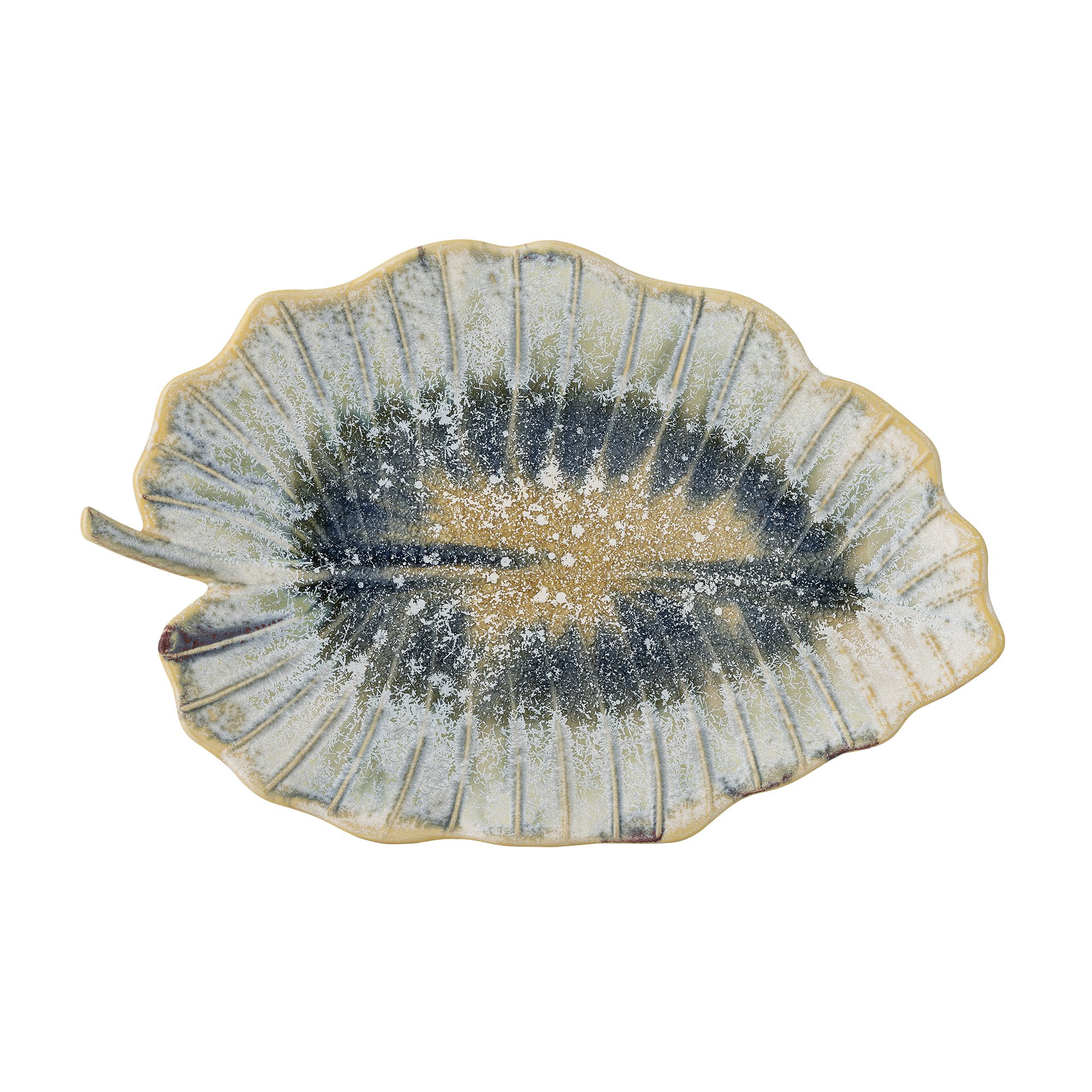Dorreen Serving Plate, Blue, Stoneware - Image 2