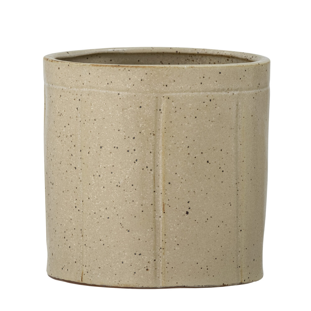 Eliaz Flowerpot, Nature, Stoneware