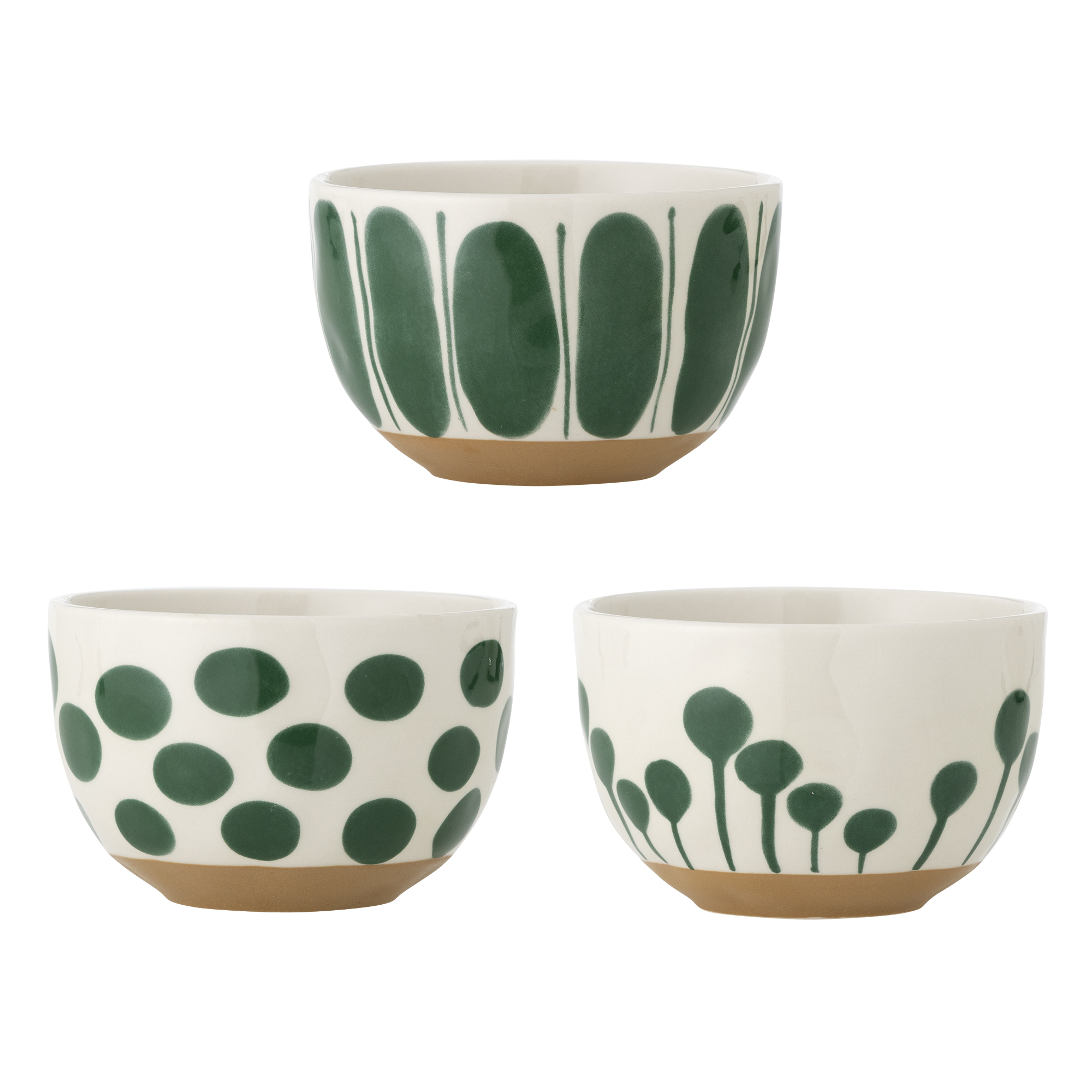 Linora Bowl, Green, Stoneware