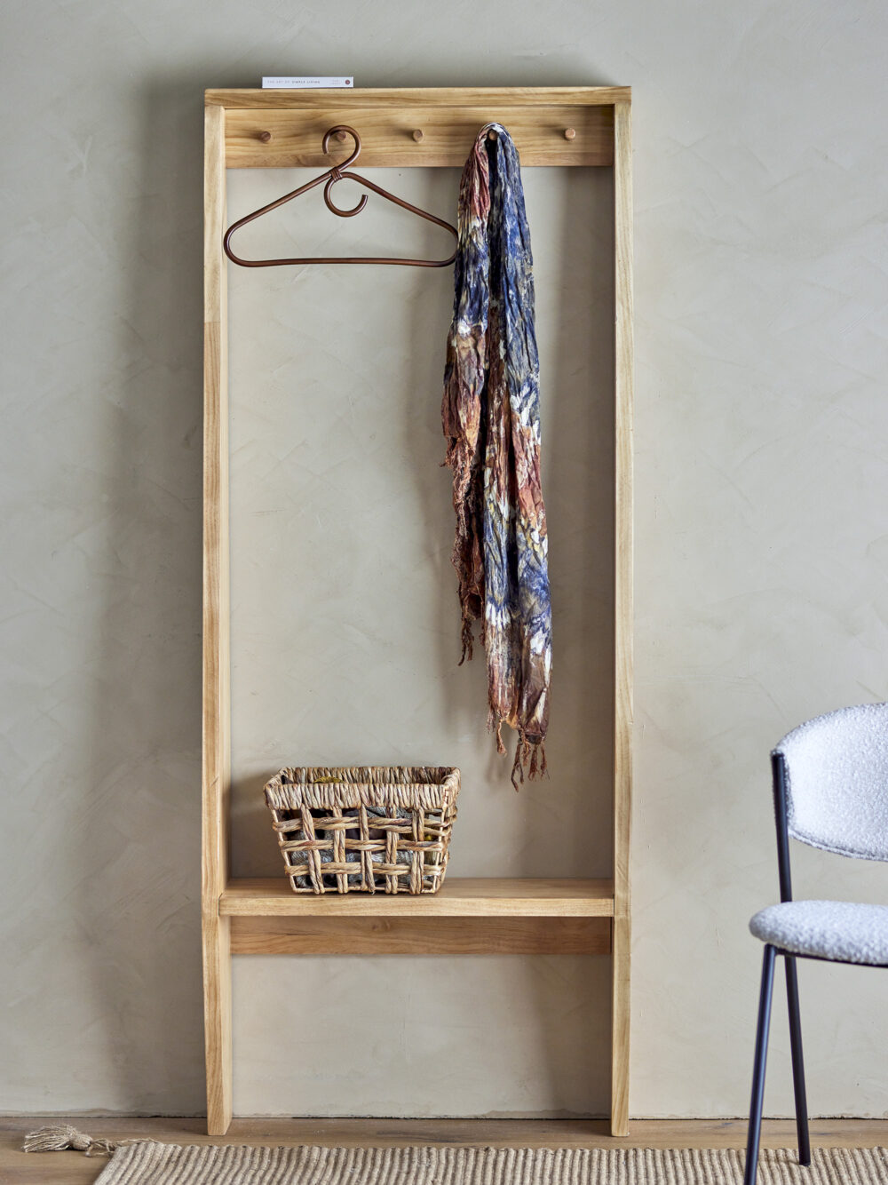 Vance Clothes Rack, Nature, Pine - Image 4