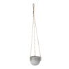 Nilou Flowerpot, Hanging, Grey, Stoneware