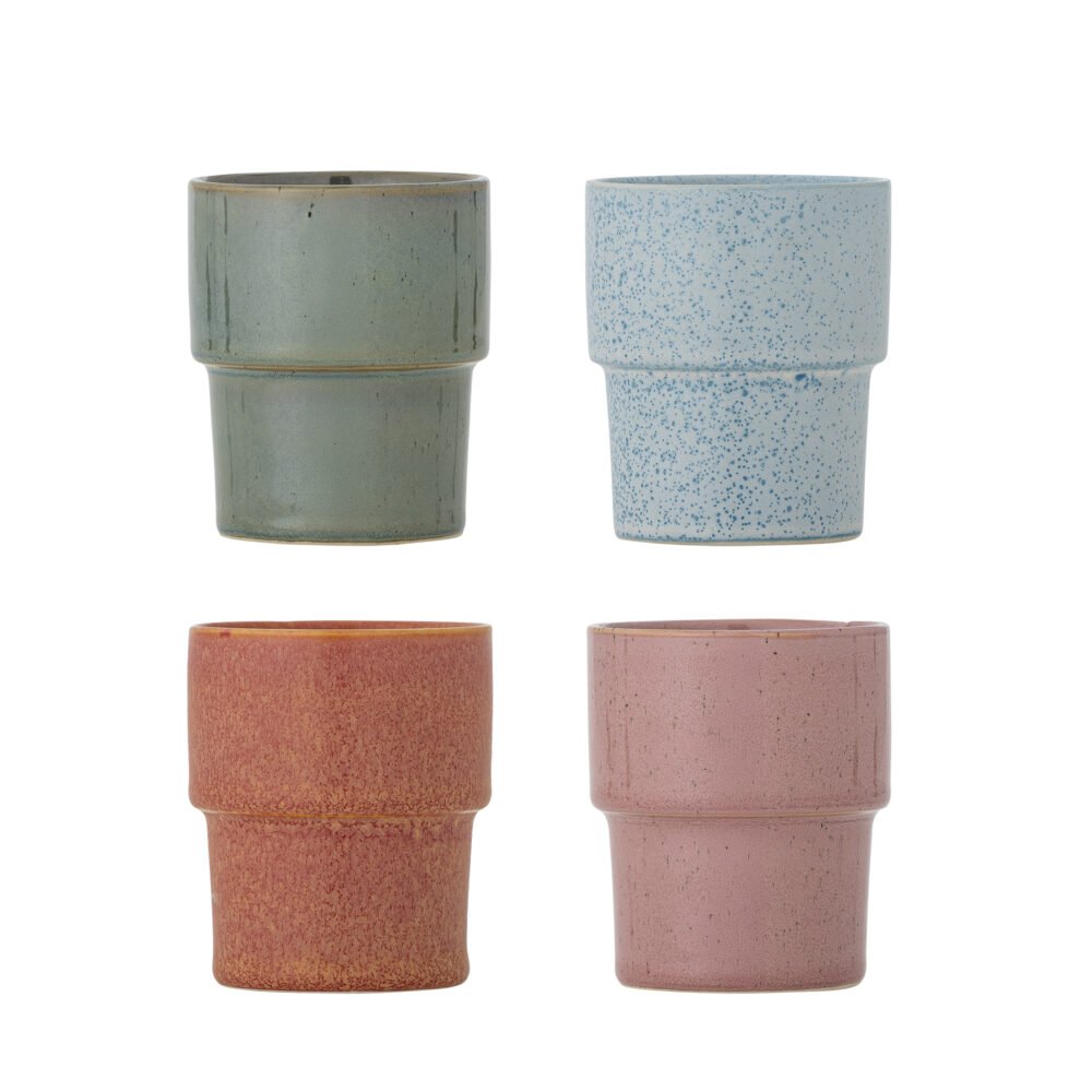 Ewan Cup, Rose, Stoneware