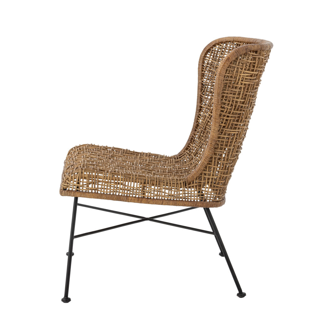 Somme Lounge Chair, Nature, Rattan - Image 3