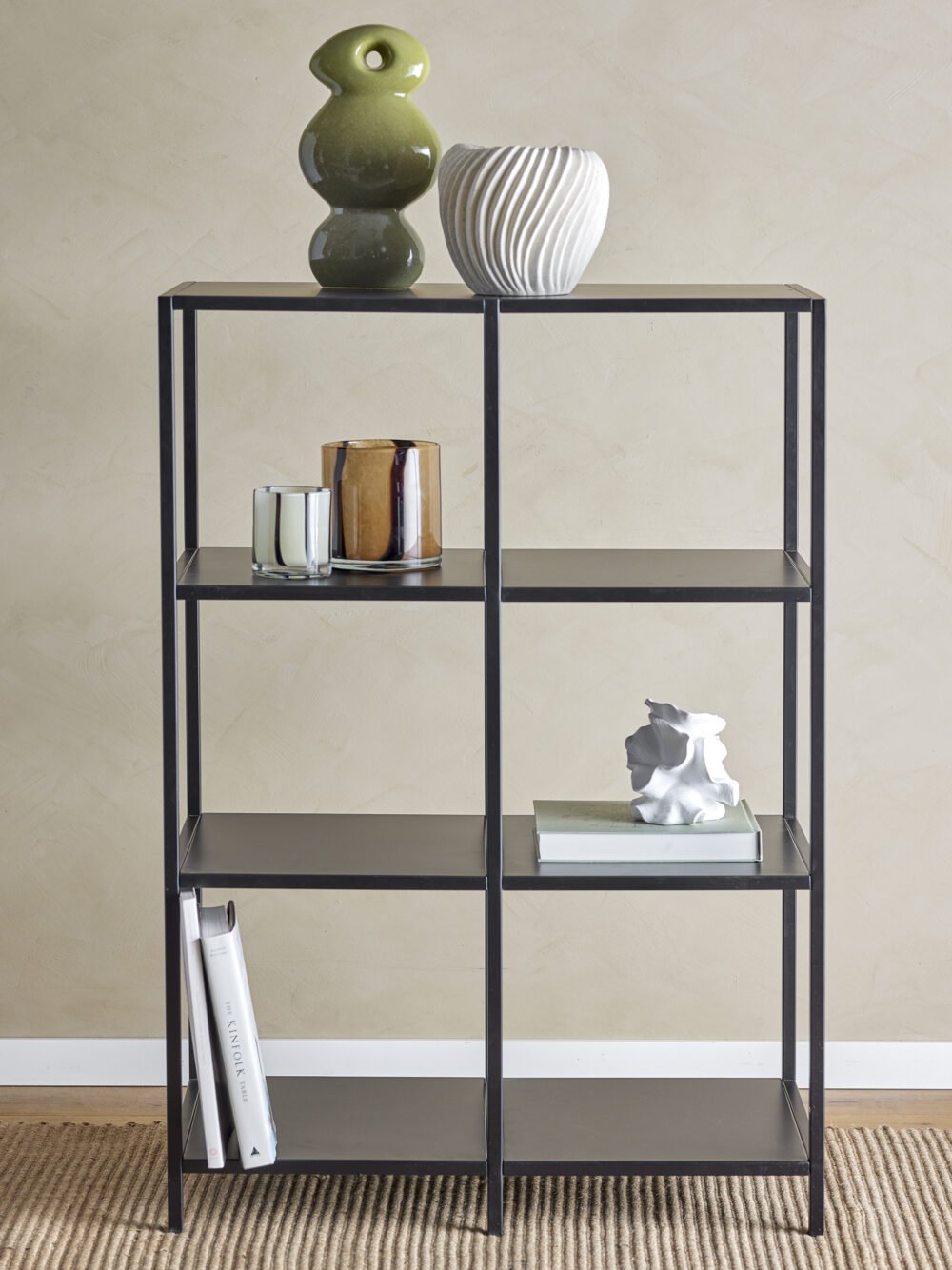 Valde Bookcase, Black, Metal - Image 6