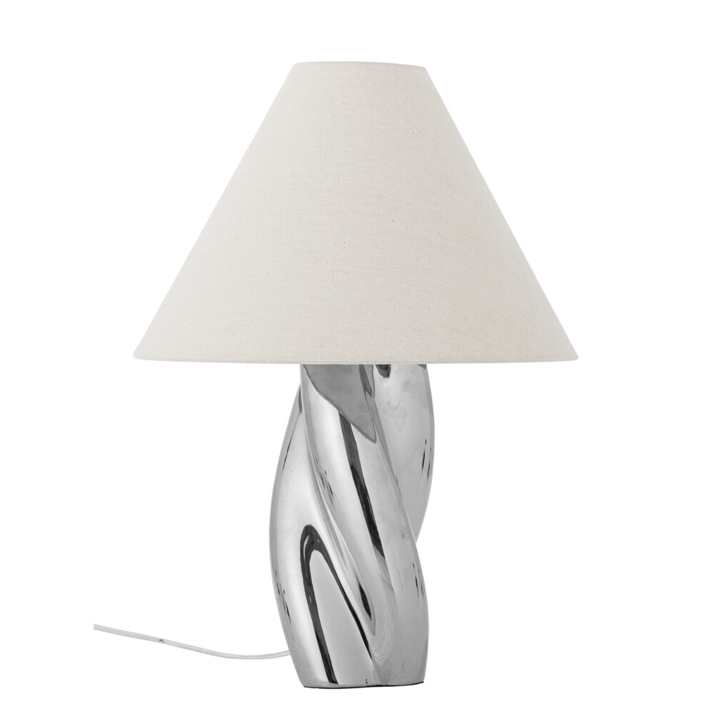 Silva Table lamp, Silver, Stoneware