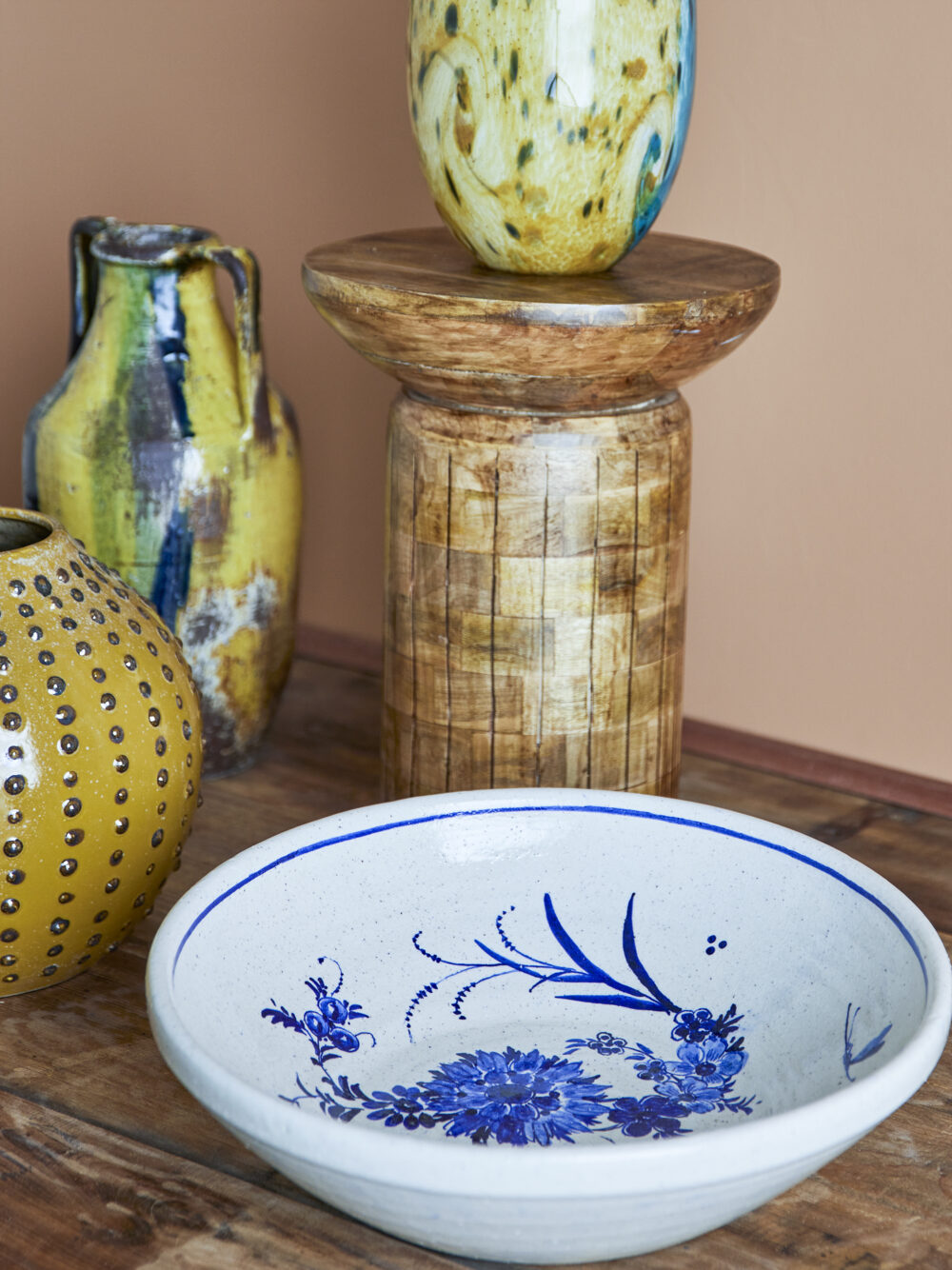 Aleni Bowl, Blue, Terracotta - Image 4