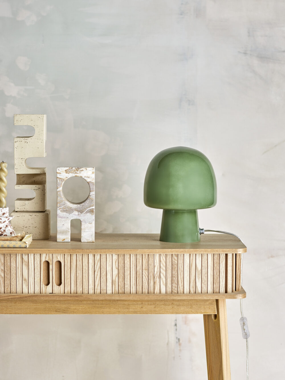 Paddy Table lamp, Green, Glass - Image 6