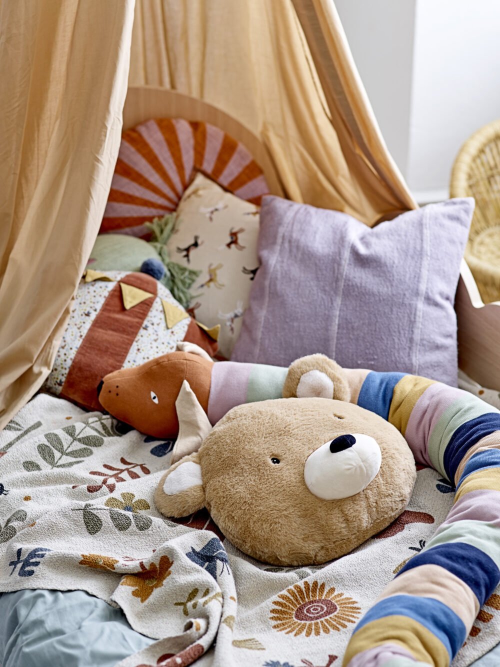 Bryn Throw, Brown, Recycled Cotton - Image 6