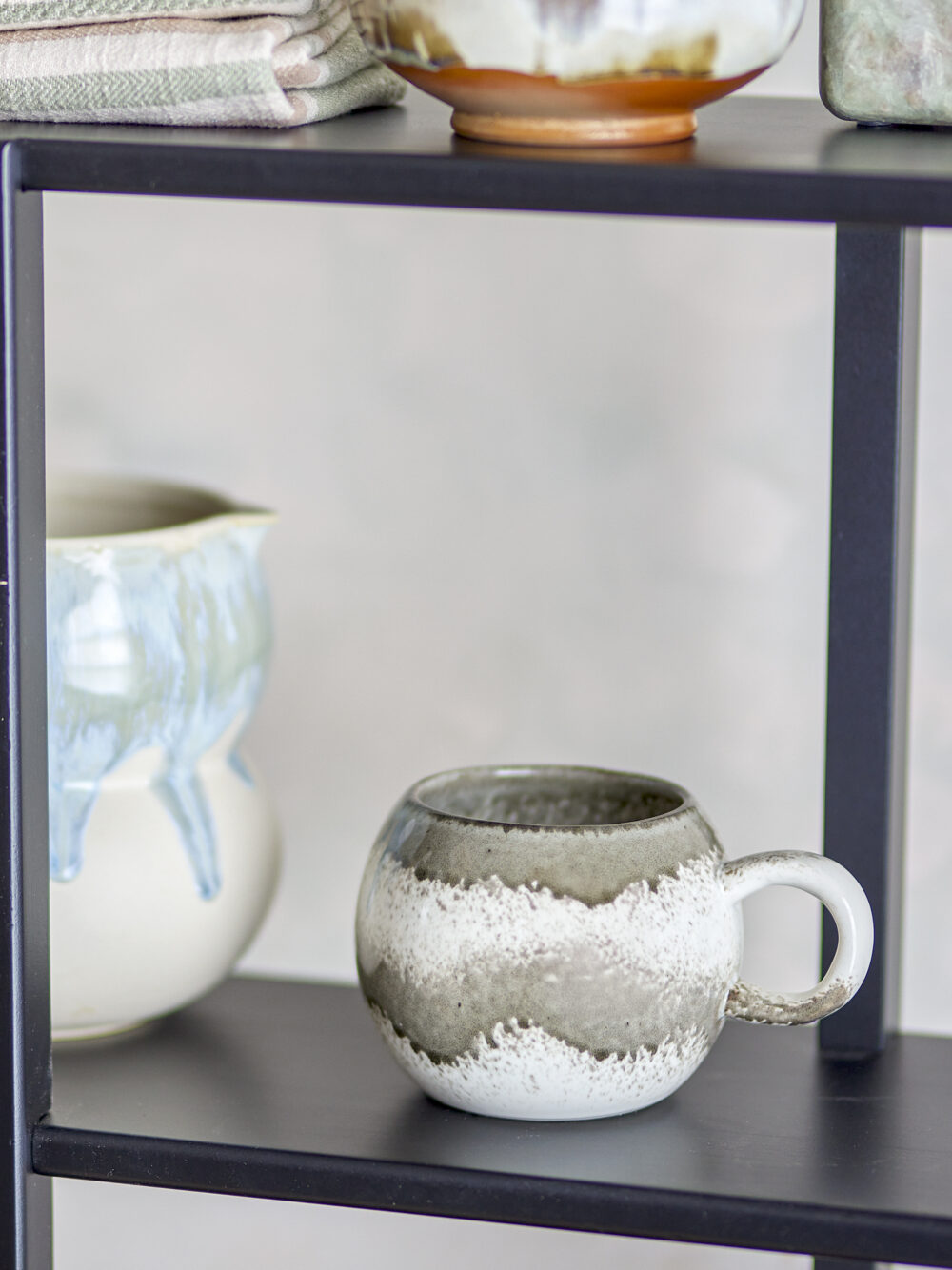 Paula Mug, Grey, Stoneware - Image 3