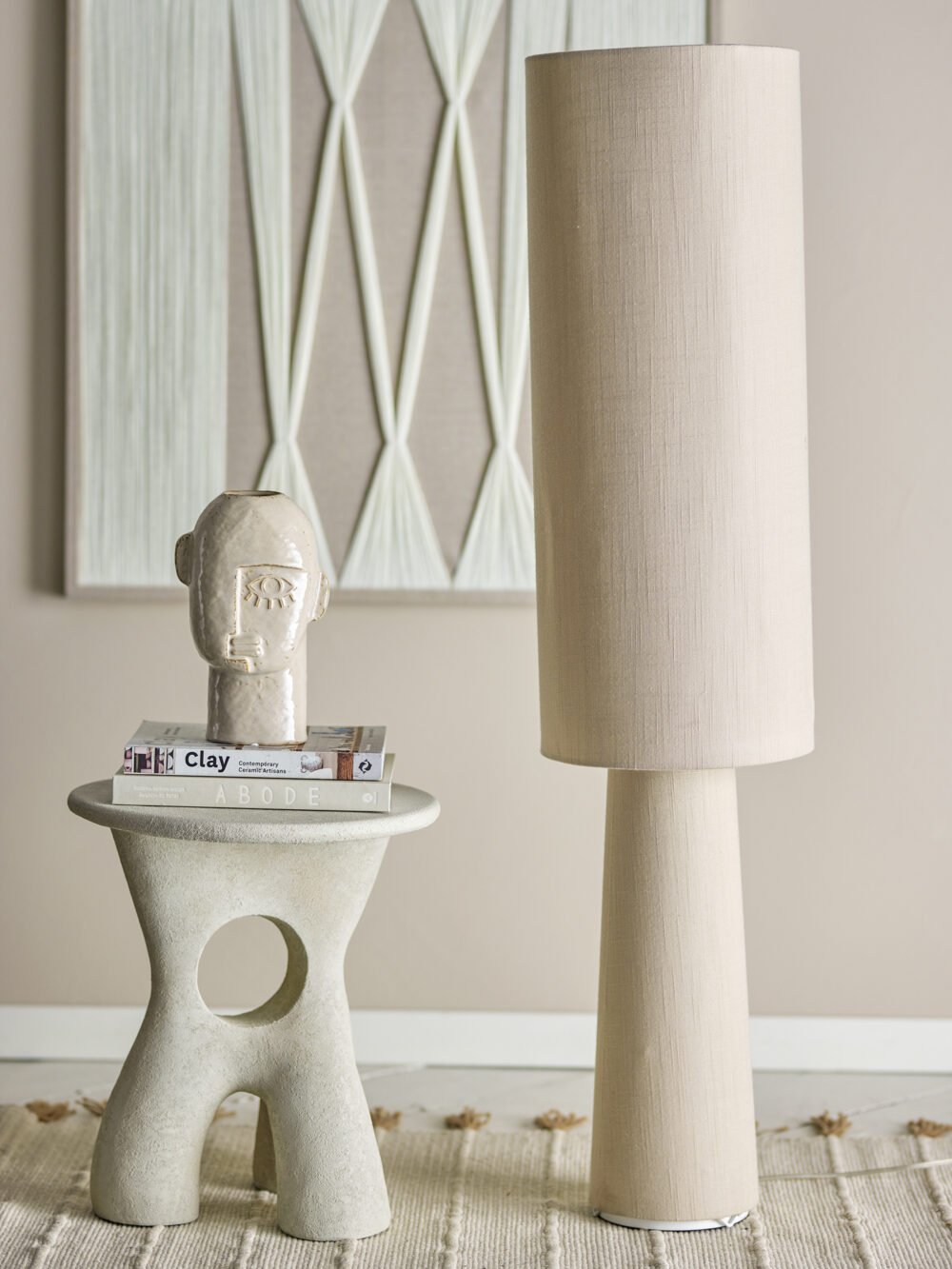 Emmie Floor Lamp, Nature, Linen - Image 3