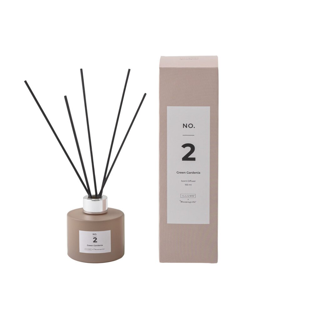 NO.2-Green Gardenia Scent Diffuser, Rose, Liquid