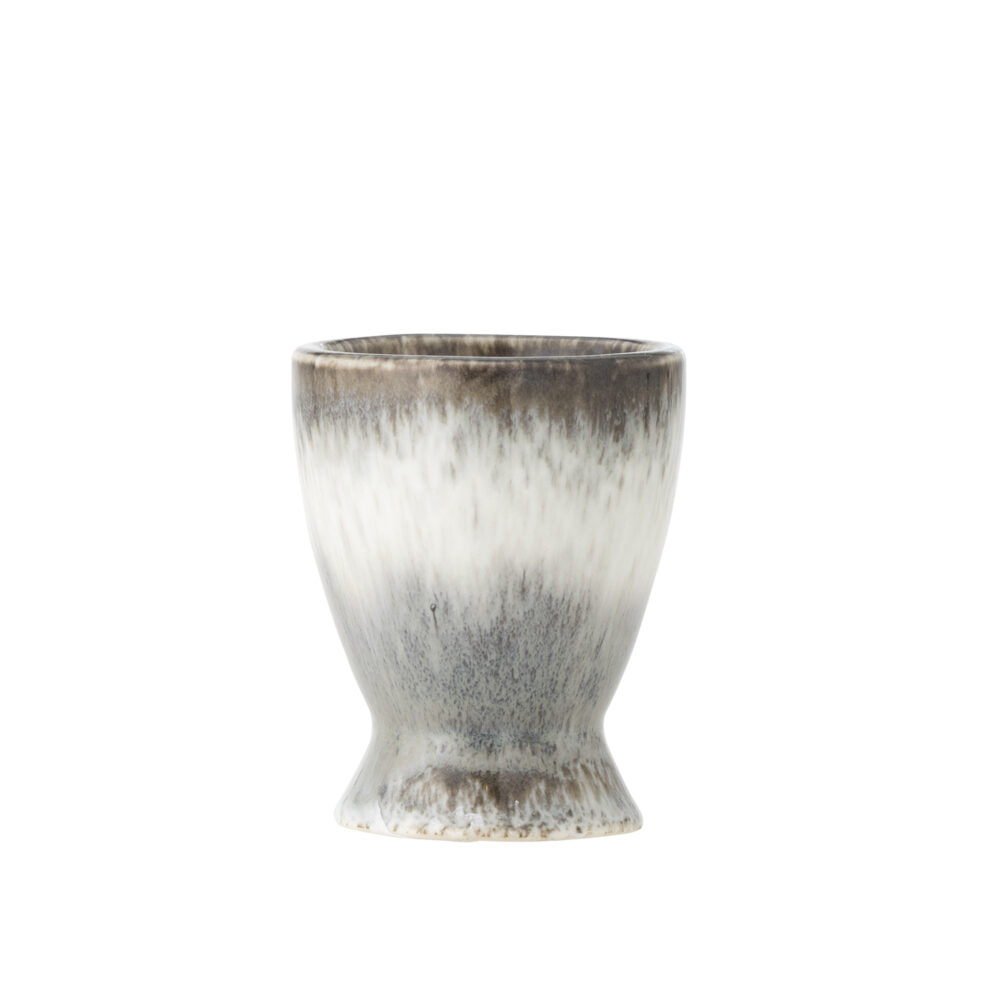 Paula Egg Cup, Grey, Stoneware