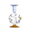 Phila Candle Holder, Blue, Glass