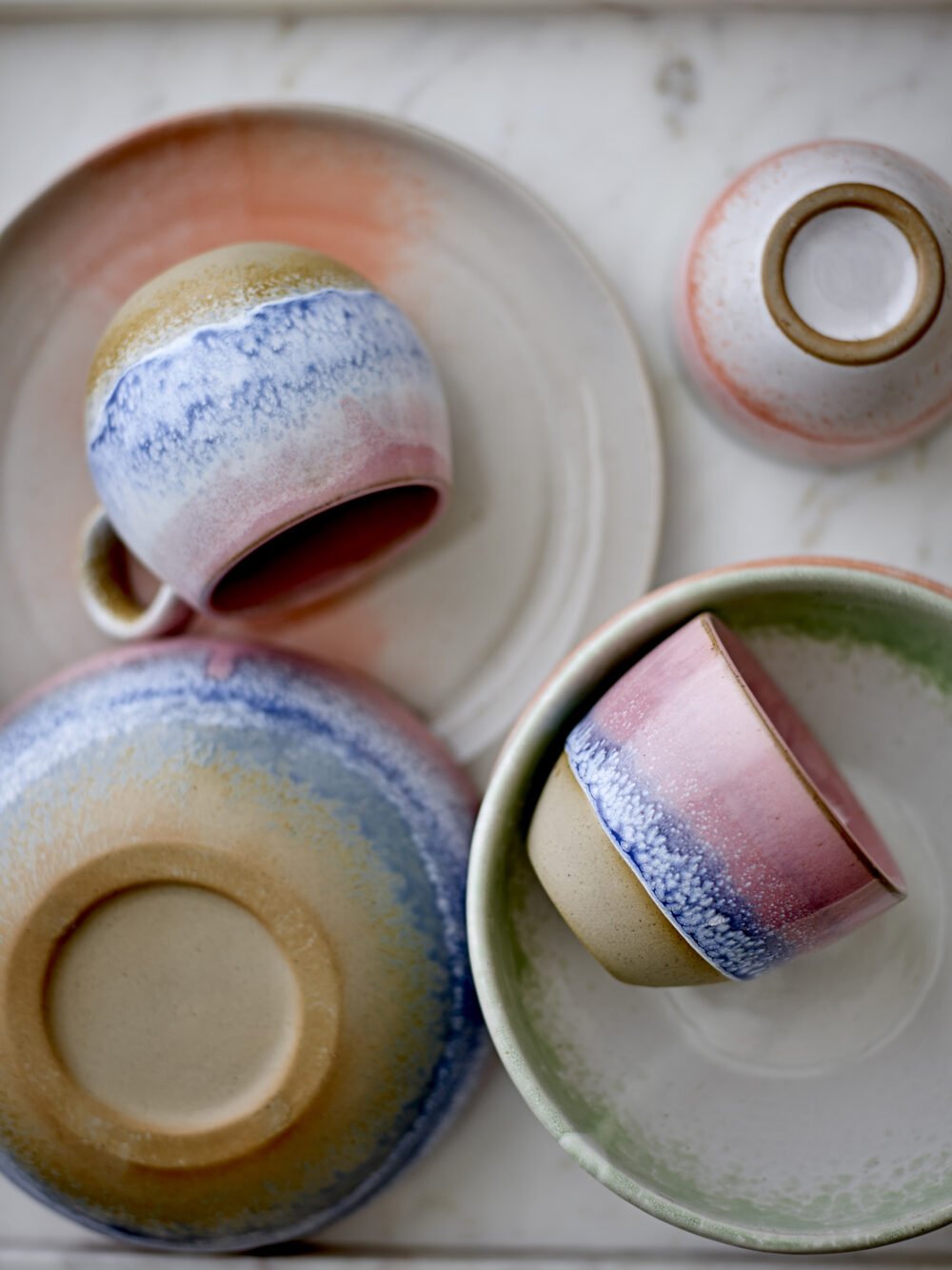 Paula Plate, Orange, Stoneware - Image 4