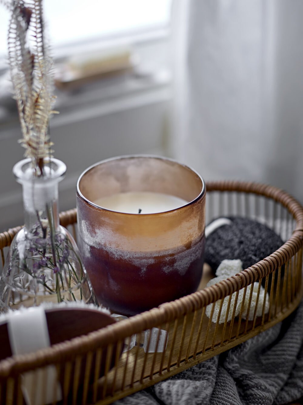 NO.5-Sea Salt Scent Candle, Brown, Wax - Image 5