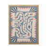 Hebi Illustration w/ Frame, Nature, Oak