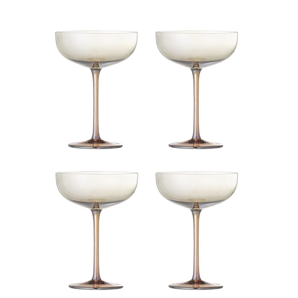 Aston Cocktail Glass, Bronze, Glass