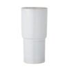 Marji Vase, White, Stoneware