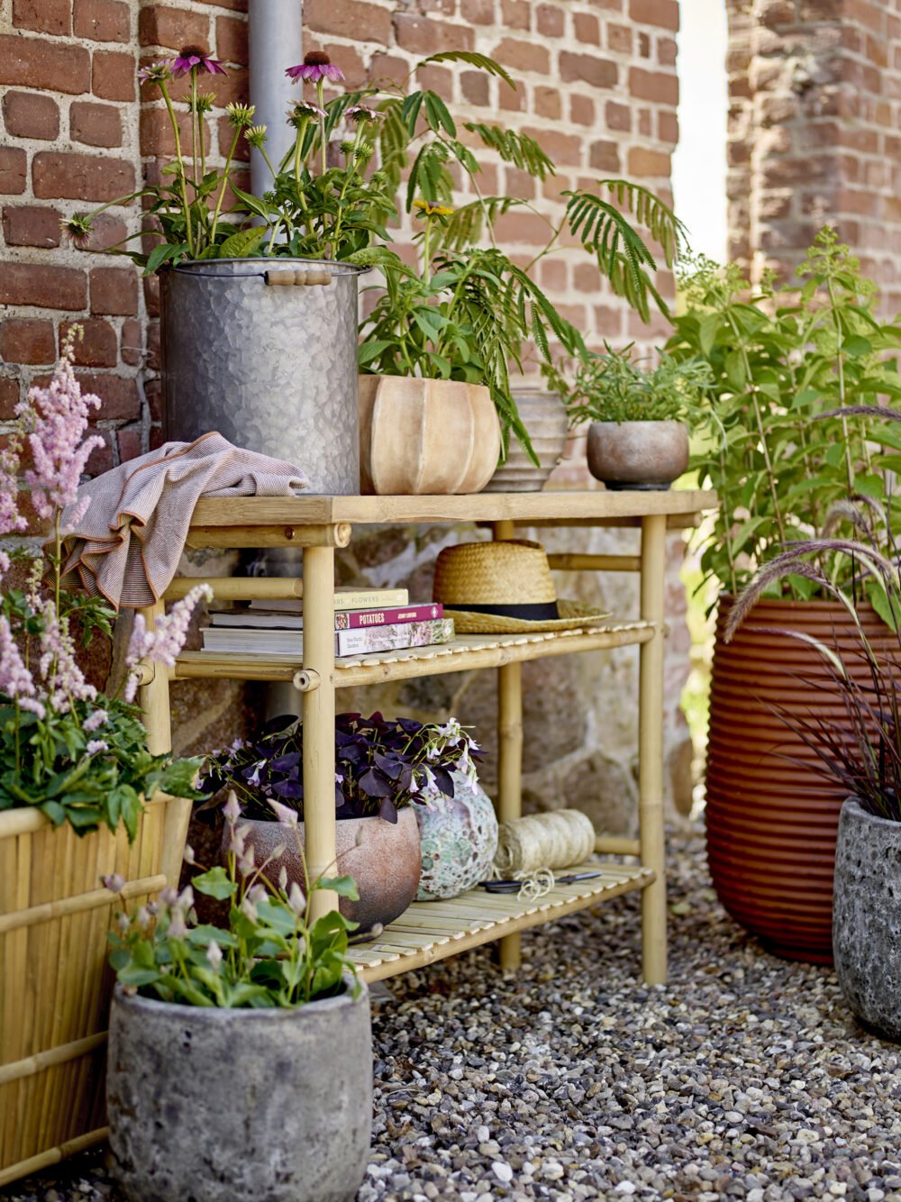 Conja Deco Flowerpot, Brown, Terracotta - Image 4