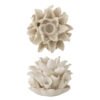 Phyllis Candle Holder, White, Stoneware