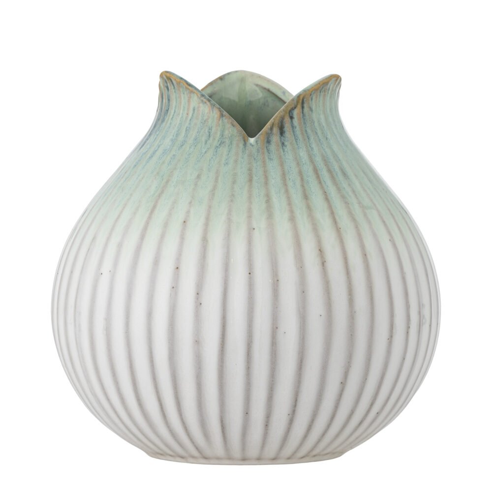 Skylar Vase, Green, Stoneware