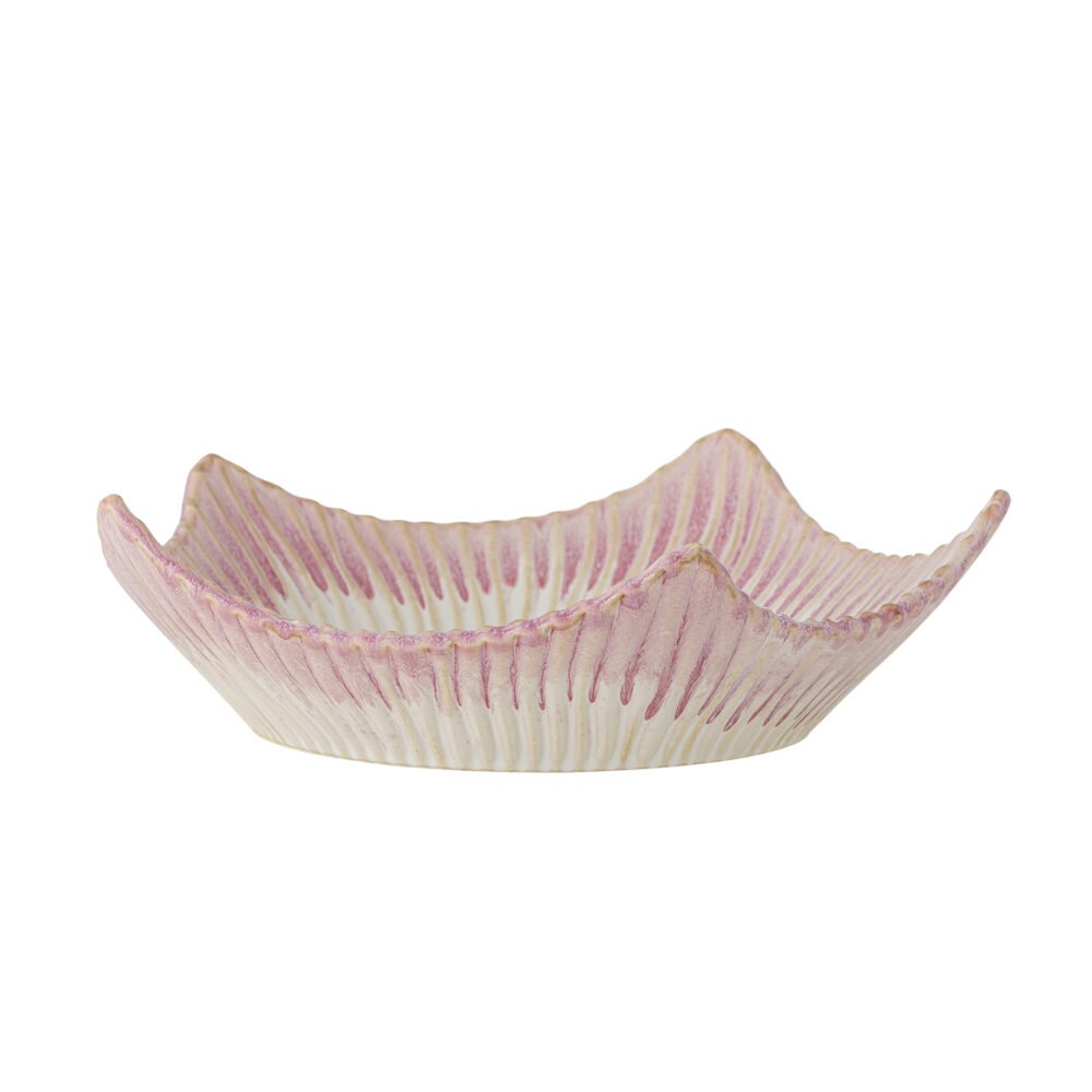 Floral Bowl, Rose, Stoneware - Image 3