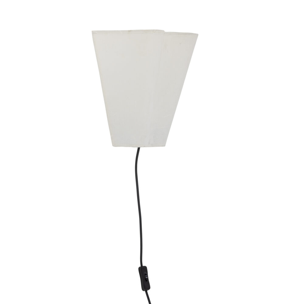 Janese Wall Lamp, White, Paper - Image 3