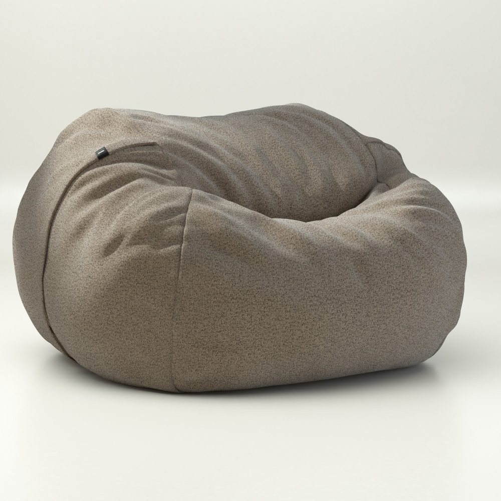 vetsak | Cover Beanbag Large - loop loop - taupe