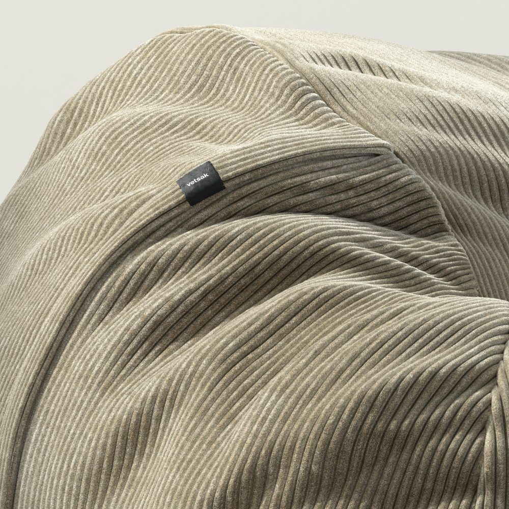vetsak | Beanbag Large - cord velour - khaki