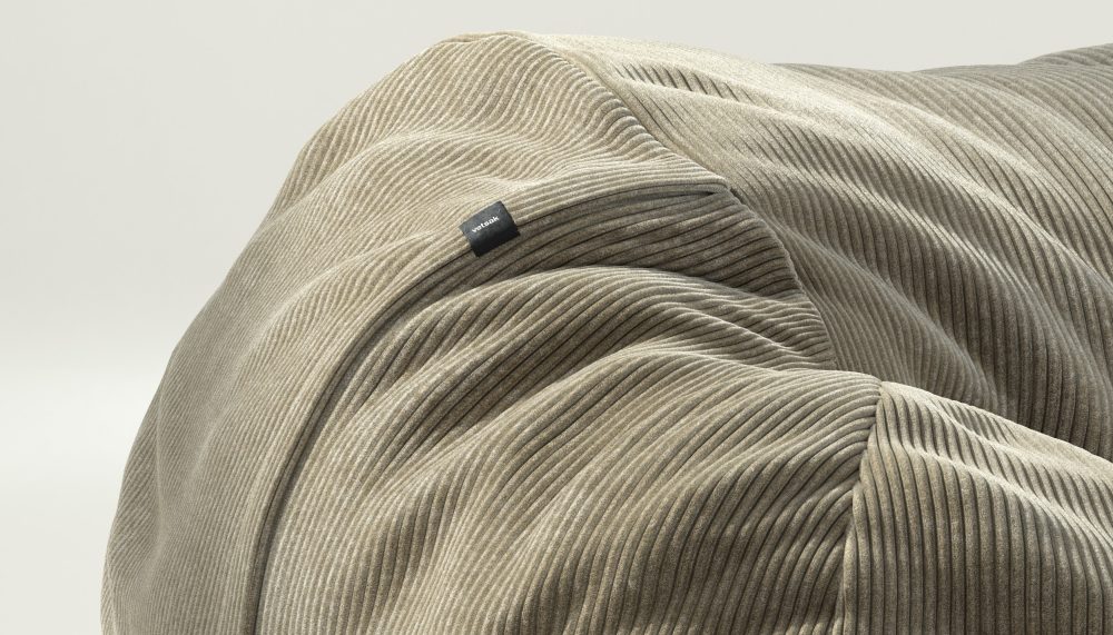 vetsak | Beanbag Large - cord velour - khaki