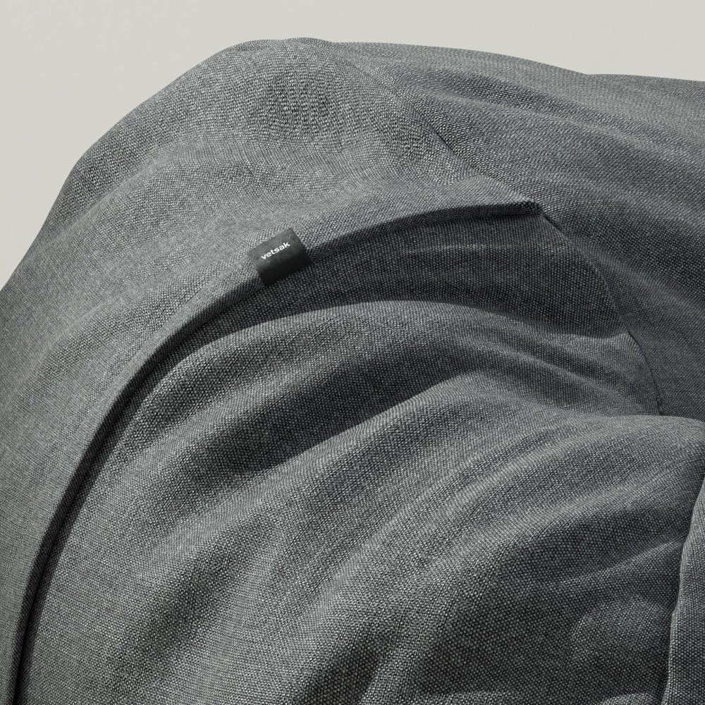 vetsak | Beanbag Large - pique - dark grey