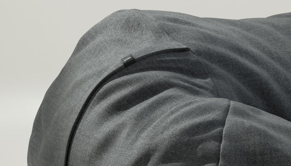 vetsak | Beanbag Large - pique - dark grey