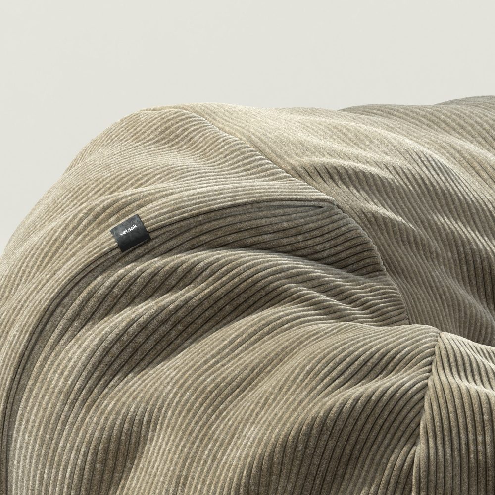 vetsak | Beanbag Medium - cord velour - khaki