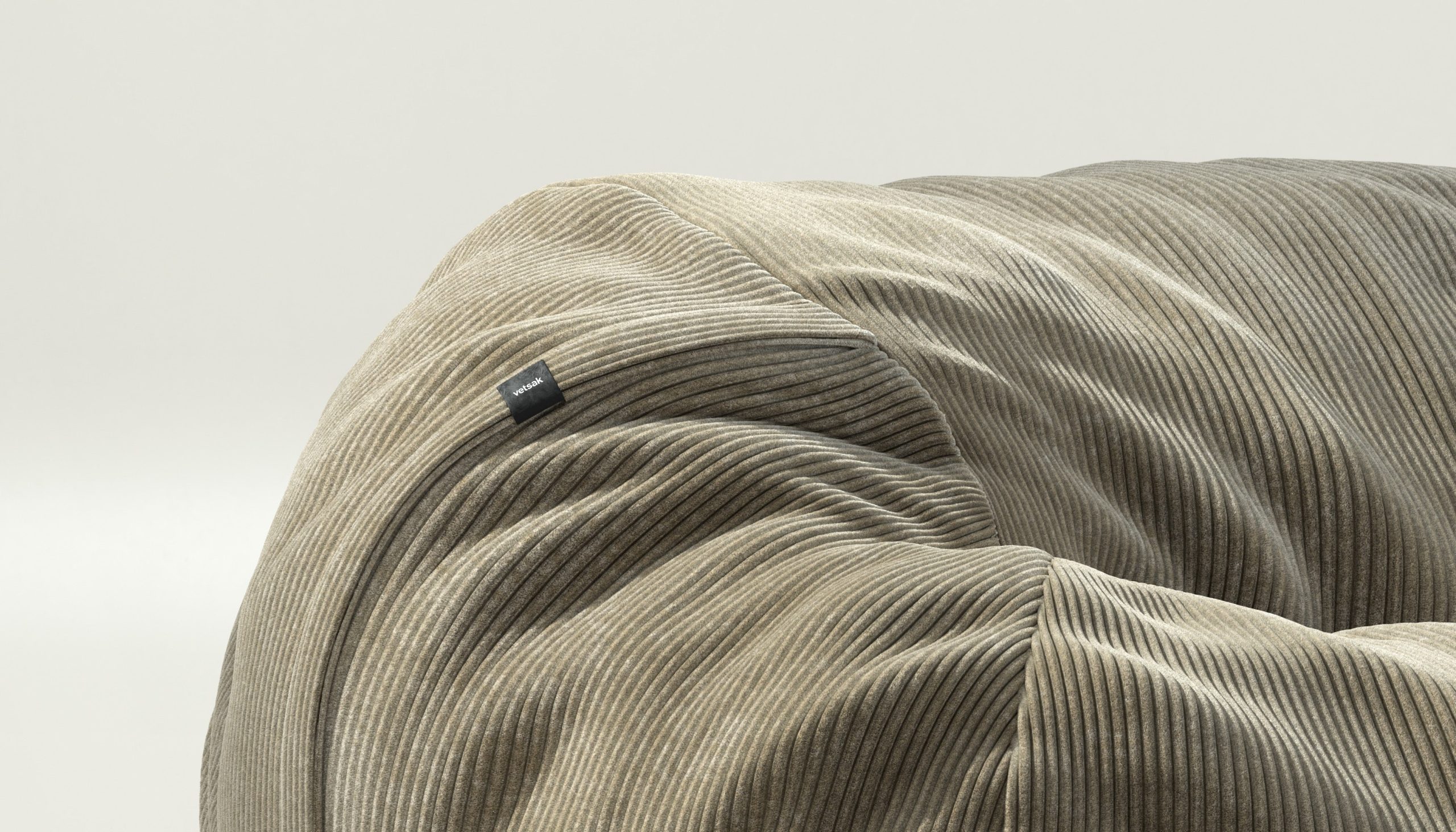 vetsak | Beanbag Medium - cord velour - khaki